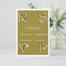 Groen & Witte Bloemdecoratie RSVP Huwelijk