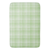 Groen Witte Checker Abstract Patroon Badmat (Voorkant Verticaal)