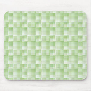 Groen Witte Checker Abstract Patroon Muismat