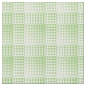Groen Witte Checker Abstract Patroon Stof (Close Up)