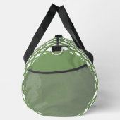 Groen Witte Checker Diamantpatroon Groot Plunjezak (Rechts)
