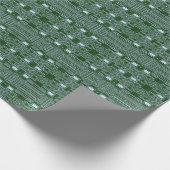Groen Witte Computerprintplaatlijnen Cadeaupapier (Hoek)