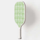 Groen Witte Dambord Abstract Patroon Pickleball Paddle (Links)