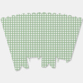 Groen & Witte Geruite Popcorn Favor Doos Bedankdoosjes (Ongevouwen)