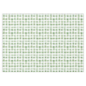 Groen Witte Geruite Strepen Tafelkleed (Voorkant (Horizontaal))