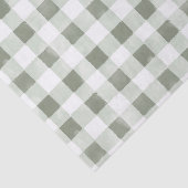 Groen Witte Geruite Strepen Verjaardag Tissuepapier (Detail)