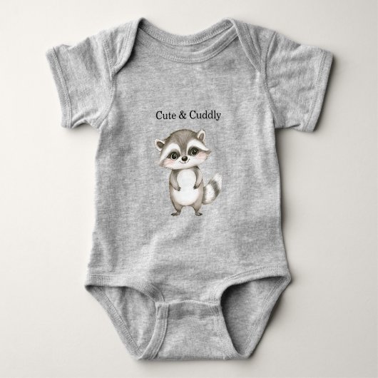 Groen Witte Geruite Strepen Wasbeer Romper (Voorkant)