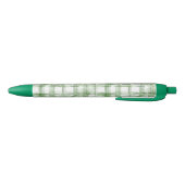 Groen Witte Geruite Strepen Zwarte Inkt Pen (Bodem)
