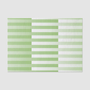 Groen Witte Gestreepte Patroon Tissuepapier