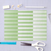 Groen Witte Gestreepte Patroon Tissuepapier (Craft)