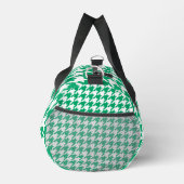 Groen-witte Houndstooth-controle Plunjezak (Rechts)
