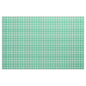 Groen-witte Houndstooth-controle Stof (Yard (91,4 cm))