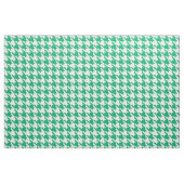 Groen-witte Houndstooth-controle Stof (Fat Quarter)