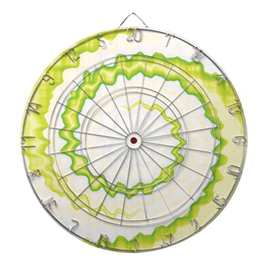 Groen witte kleurstof roestkleurige kleurschakel k dartbord (Voorkant)
