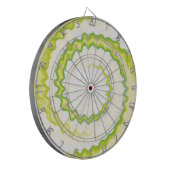 Groen witte kleurstof roestkleurige kleurschakel k dartbord (Voorkant Links)