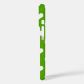Groen Witte Lieve Harten Ontwerp Case-Mate iPhone Case (Achterkant / Links)
