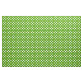 Groen Witte Lieve Harten Ontwerp Stof (Yard (91,4 cm))