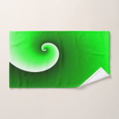 Groen Witte Spiraalgradiënt Bad Handdoek (Handdoek)