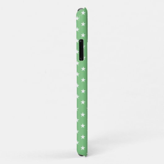 Groen witte sterren, stijlvol, elegant, modern Case-Mate iPhone case (Achterkant/rechts)