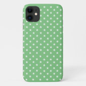 Groen witte sterren, stijlvol, elegant, modern Case-Mate iPhone case (Achterkant)