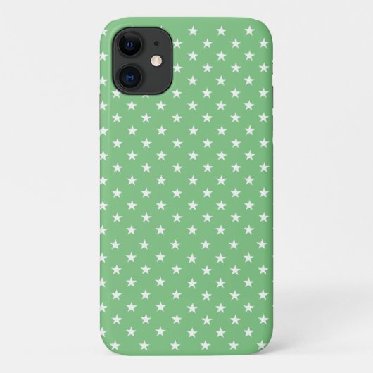 Groen witte sterren, stijlvol, elegant, modern Case-Mate iPhone case (Achterkant)