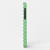 Groen witte sterren, stijlvol, elegant, modern Case-Mate iPhone case (Achterkant/links)