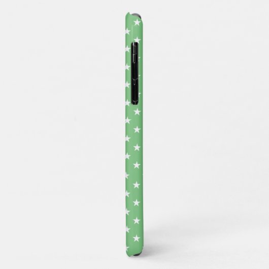 Groen witte sterren, stijlvol, elegant, modern Case-Mate iPhone case (Achterkant/links)