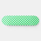 Groen Witte Stippen Persoonlijk Skateboard (Horizontaal)