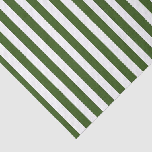 groen & witte strepen gestreept tissuepapier (Detail)