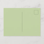 Groen Witte Strepen Offerte Briefkaart (Achterkant)