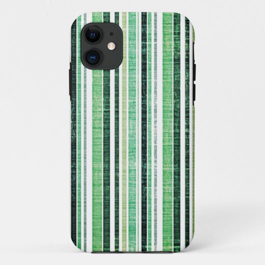 groen witte strepen patroon Case-Mate iPhone case (Achterkant)