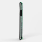  groen witte strepen patroon Case-Mate iPhone case (Achterkant/rechts)
