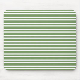 Groen Witte Strepen Patroon Muismat