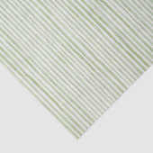 Groen Witte Strepen Verjaardag Tissuepapier (Detail)