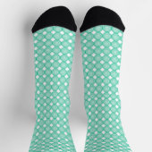 Groen Witte Wervel Sokken (Top)