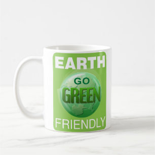 Groen worden Aarde vriendelijk Koffiemok