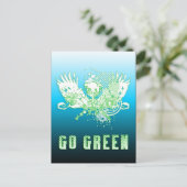 Groen worden: Hi-Fi Tree Briefkaart (Staand voorkant)