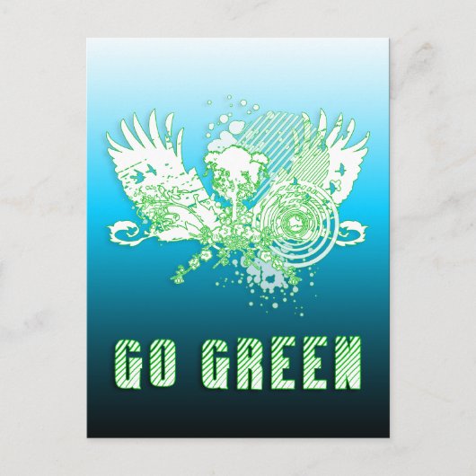 Groen worden: Hi-Fi Tree Briefkaart (Voorkant)