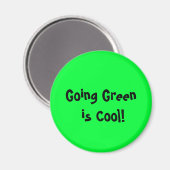 Groen worden is cool! Magneet (Voorkant / Achterkant)