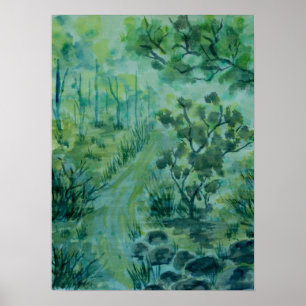 Groen Woud Poster
