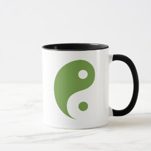 Groen Yin Yang Taoïstisch Symbool Mok
