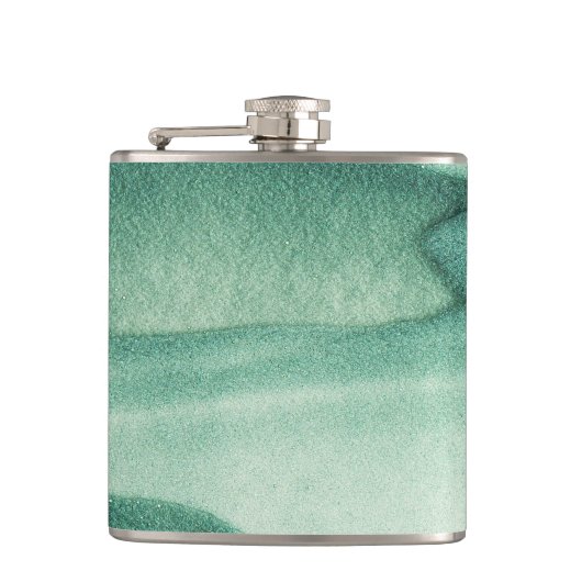 Groen Zand Heupfles (Voorkant)