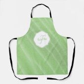 Groen zand ripples - Aangepast Schort (Voorkant)