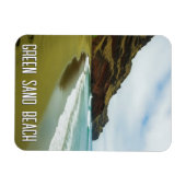 Groen Zandstrand Hawaii Reizen Magneet (Horizontaal)