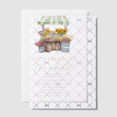 Groen Ze is net van de markt Bruids douche Vellum Uitnodigingen (Offset (Uitnodiging))