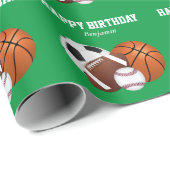 Groen zedenavontuurpapier cadeaupapier (Rol Hoek)