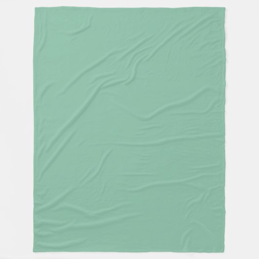 Groen Zee Fleece Deken (Voorkant)