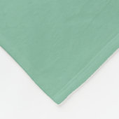 Groen Zee Fleece Deken (Hoek)