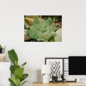 Groen Zee Glazen Vloer Poster (Thuiskantoor)