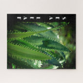 Groen Zee Leaf Garden Plant Legpuzzel (Horizontaal)